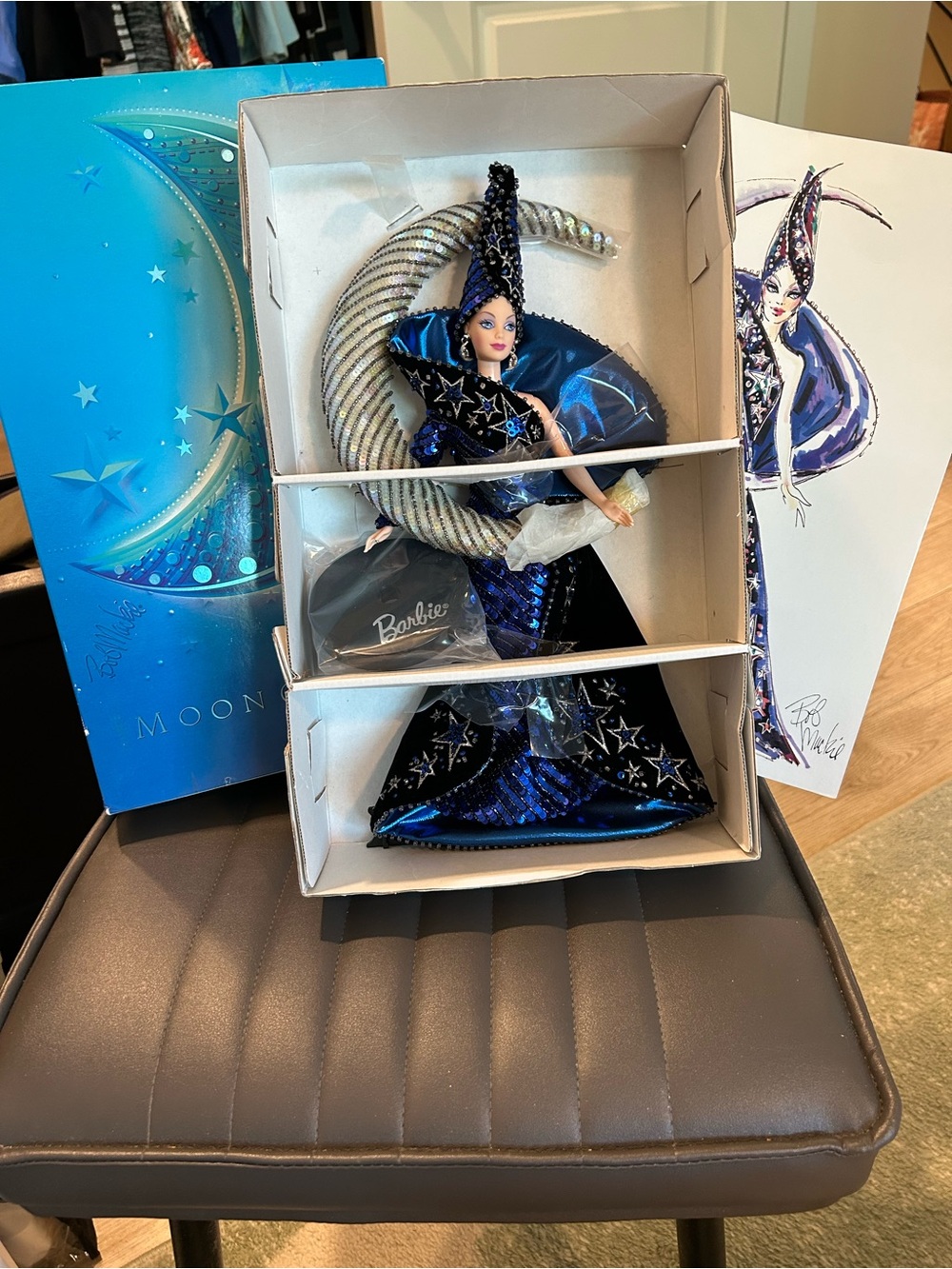 Barbie Moon Goddess Doll - Blue, Silver, Black